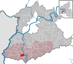Läget för Kastel-Staadt i Trier-Saarburg