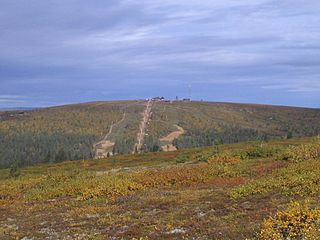 <span class="mw-page-title-main">Saariselkä</span> Hilly area in Finnish Lapland