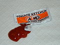 el ketchup es un concentrado de tomate.