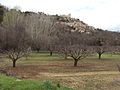 View of Lacoste, Vaucluse in March