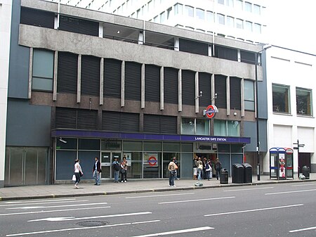 Lancaster Gate stn entrance