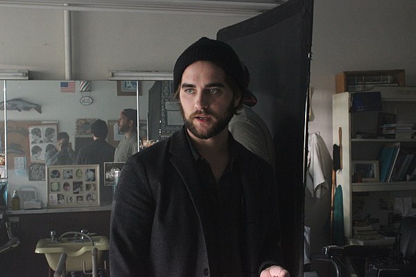 Landon Liboiron directing his first short film THEO