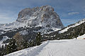 * Nomination Mountain view with Saslong Val Gardena in South Tyrol. Taken from the connection run Ciampinoi-Plan de Gralba --Moroder 22:28, 22 March 2014 (UTC) * Promotion Good quality. --Ximonic 07:44, 23 March 2014 (UTC)