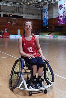 Leah Evans British wheelchair basketball player