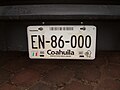 License plates of Mexico