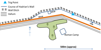 The layout of structures at Limestone Corner Limestone Corner.png