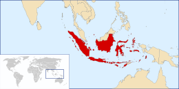 Repubblica degli Stati Uniti d'Indonesia - Localizzazione