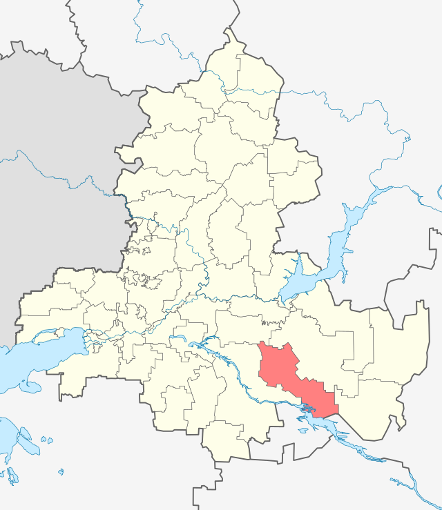 Орловский район на карте