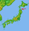 下北半島の位置