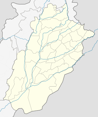 Location map Punjab Pakistan