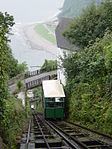 Lynton and Lynmouth Cliff Railway mellan Lynton och Lynmouth i Storbritannien.