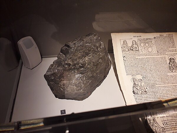 Ensisheim meteorite, National Museum of Natural History, France