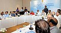M. Venkaiah Naidu addressing at a review meeting of the Information and Broadcasting Ministry’s Policies, Programs and Initiatives in the North Eastern Region, at Guwahati.jpg