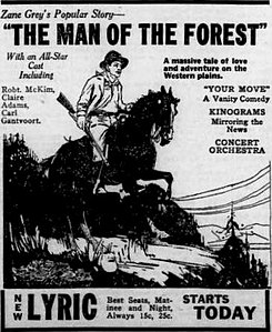 L'Homme de la forêt (1921) - Annonce 1.jpg