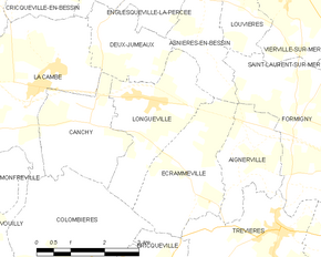Poziția localității Longueville