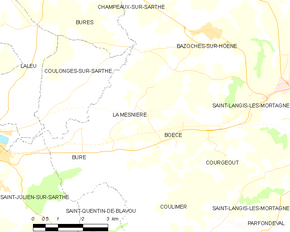 Poziția localității La Mesnière