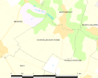 Carte de la commune.