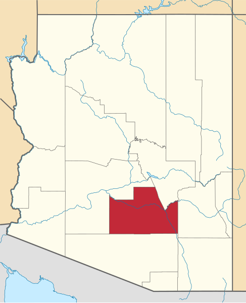 File:Map of Arizona highlighting Pinal County.svg