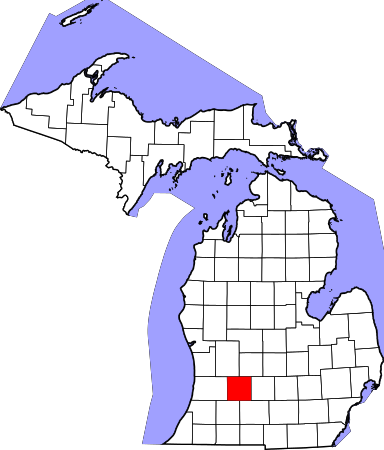 Map of Michigan highlighting Barry County.svg