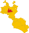 Map of comune of San Cataldo (province of Caltanissetta, region Sicily, Italy).svg