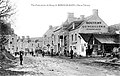 Le bourg de Marcillé-Raoul vers 1920 (carte postale).