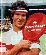 Dunlop advertisement featuring John McEnroe in 1981 Mcenroe dunlop ad.jpg