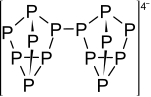 [P14]4− ist aus zwei verbrückten [P7]3−-Käfigen aufgebaut