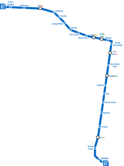 Linea 2.png della metropolitana di Città del Messico