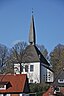 Hamburg, Bergedorf, Kirche St. Michael, Lage am Geesthang