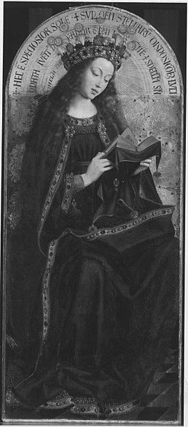 File:Michiel Coxcie - Maria als Himmelskönigin (nach Jan van Eycks Genter Altar) - 654 - Bavarian State Painting Collections.jpg