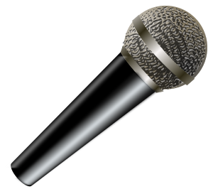 Microphone slant.svg