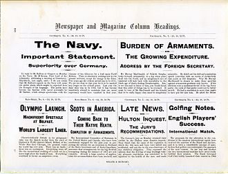 A specimen newspaper printed using Miller & Richard typefaces. Miller & Richard Newspaper type specimen (12509383444).jpg