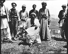 In the picture in the middle you can see Ali Beg II. (the grandson of the Yazidi leader Ali Beg and the grandfather of Tahseen Said) Mir Ali Beg.jpg