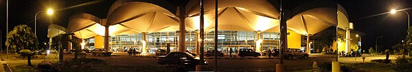 Miri Airport at night