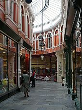 The Morgan Arcade, which still runs under the former department store Morgan Arcade.jpg