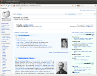 Wikipédia v prehliadači Mozilla Firefox 3.6