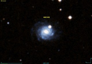 <span class="mw-page-title-main">NGC 852</span> Barred spiral galaxy in the constellation Eridanus