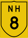 National Highway 8 (Indien)