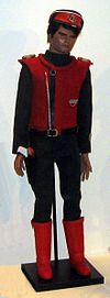 Captain Scarlet puppet at the National Media Museum