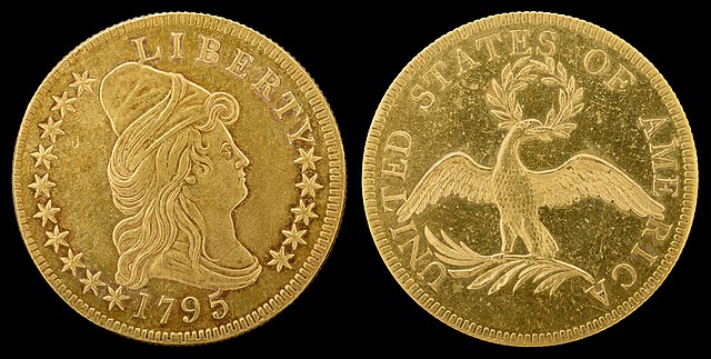 Image: NNC US 1795 G$10 Turban Head (small eagle)