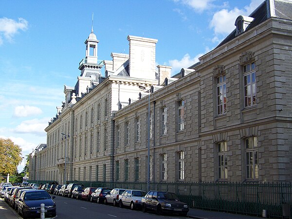 The Lycée Royal in Nantes (now the Georges-Clemenceau), where Verne studied
