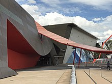 National Museum of Australia: Battlefront in the History Wars National Museum of Australia building, Canberra, December 2016, 05.jpg