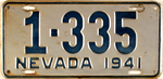 Nevada License Plate 1941.png