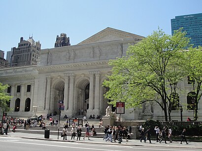 How to get to New York Public Library with public transit - About the place