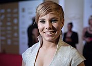 Nicole Schmidhofer of Austria, season champion Nicole Schmidhofer Sporthilfe-Gala 2017.jpg