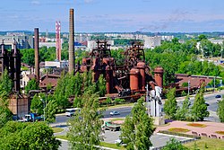 Vue de l'usine depuis Lisya Gora