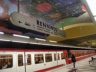 <span class="mw-page-title-main">Rennweg station (Nuremberg U-Bahn)</span> Metro station in Nuremberg, Germany