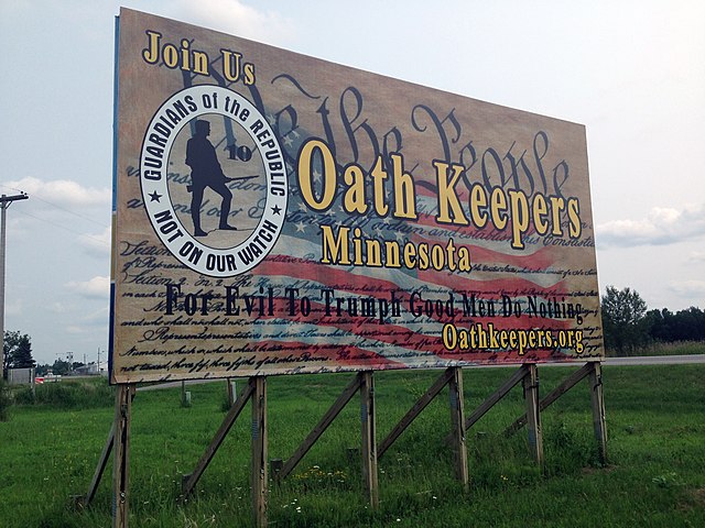 Billboard in Pine River, Minnesota in July 2015