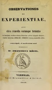 Миниатюра для Файл:Observationes et experientiae, quas circa remedia eorumque formulas in Instituto medico-clinico Patavio a Prof. Lippich directo, septem annorum (1834-35-1840-41) cursu praescribi solita (IA b22375776).pdf