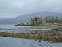 Ruinous Old Castle Lachlan, overlooking Lachlan Bay on Loch Fyne. The castle was built sometime in the 15th century, and finally abandoned in the 18th century. Old Castle Lachlan.jpg